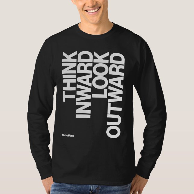 Camiseta Pense para dentro olhe para fora (Frente)