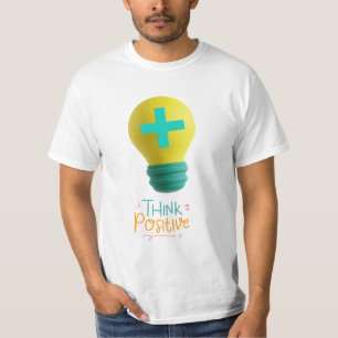 Camiseta Pense positivo