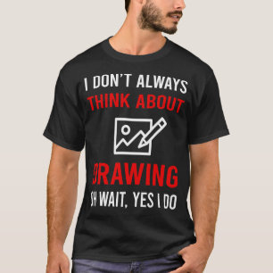Camiseta Pense sobre Desenho