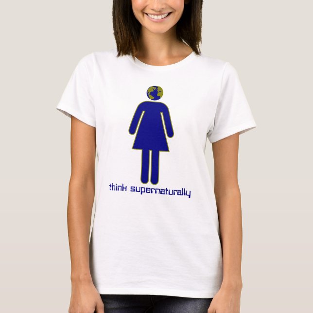 Camiseta Pense Supernaturally o t-shirt (Frente)