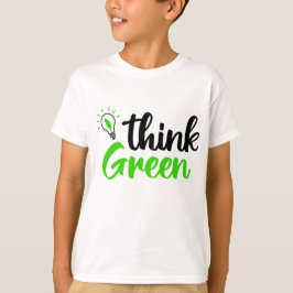 Camiseta pense verde