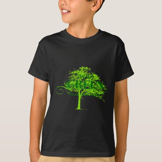 Camiseta Pense Verde  (Frente)