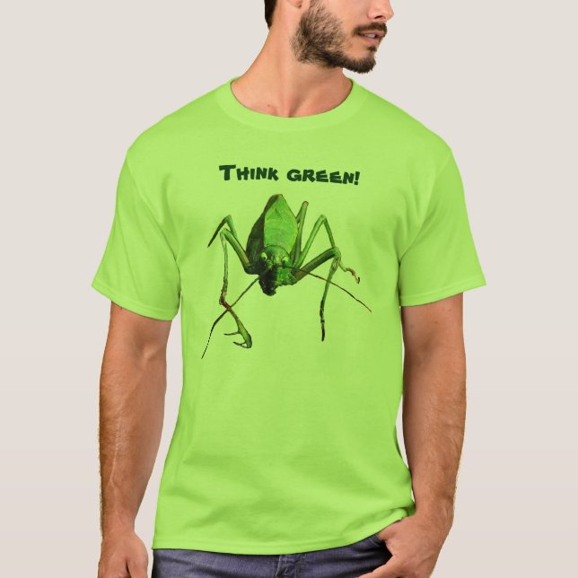 Camiseta Pense verde de Katydid (Frente)