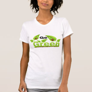 Camiseta Pense verde Ladybug