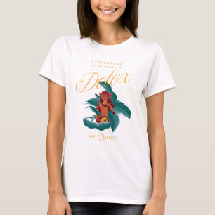 Camiseta Pensei que estávamos aqui para Detox, o Lotus Bran