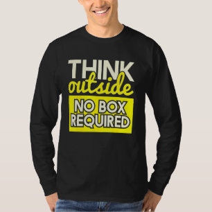 Camiseta Pensem lá fora Sem Entusiastas de Caminho de Caixa