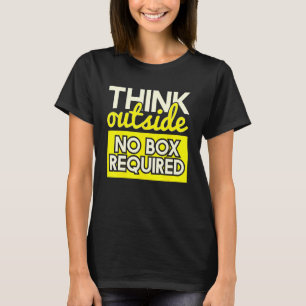 Camiseta Pensem lá fora Sem Entusiastas de Caminho de Caixa