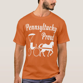 Camiseta Pensilvânia Amish Horse E Buggy Pennsyltucky fu