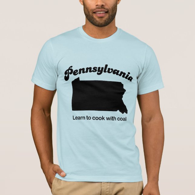 Camiseta Pensilvânia - aprenda cozinhar (Frente)