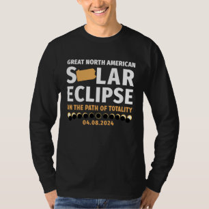 Camiseta Pensilvânia no Caminho da Eclipse Solar Total