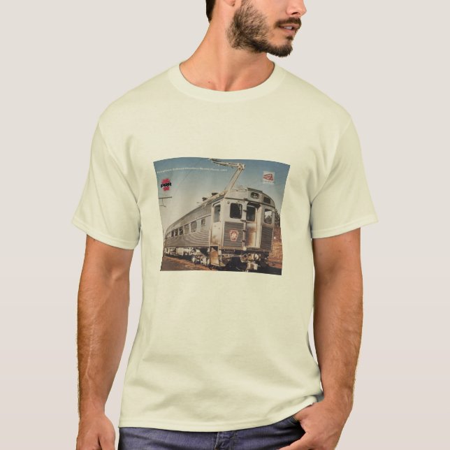 Camiseta Pensilvânia Railroad Silverliner Electric Coach   (Frente)