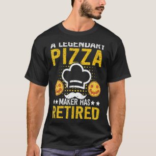 Camiseta Pensionista Especialista Pizza Baker Pizza Maker