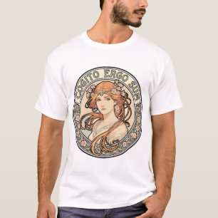 Camiseta Penso, logo existo