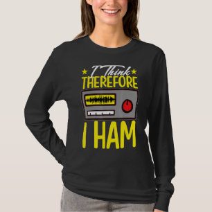 Camiseta Penso, Por Isso, Que Estou Preso Pela Rádio Amador