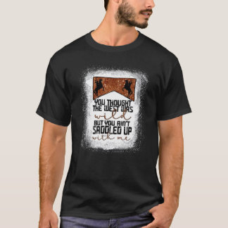 Camiseta Pensou Que O Ocidente Era Selvagem Vintage Cou