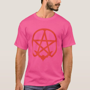 Camiseta Pentacle Bat Dark Aestic Grunge Símbolo oculto P