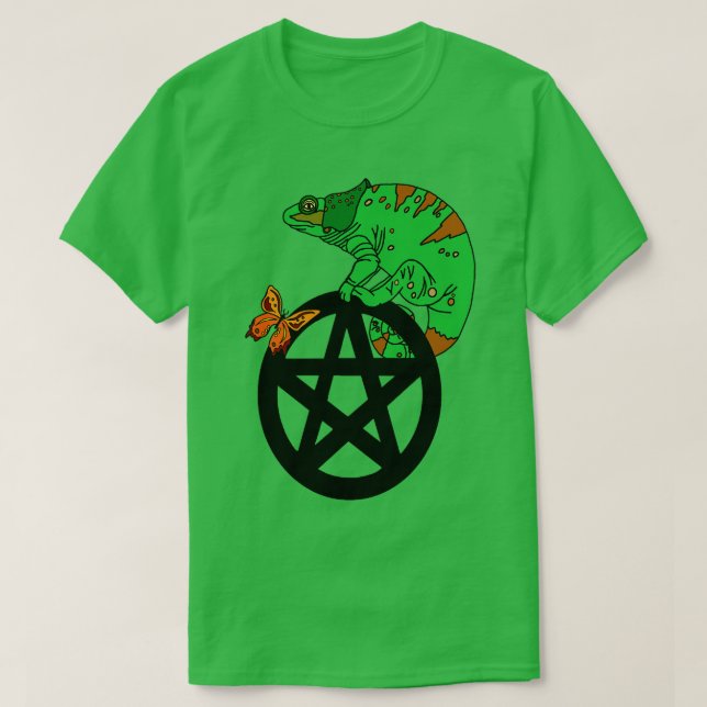 Camiseta Pentágono de Chameleon (Frente do Design)
