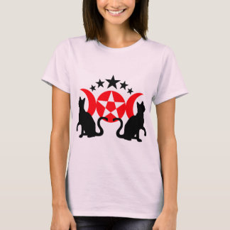 Camiseta Pentagram dos gatos