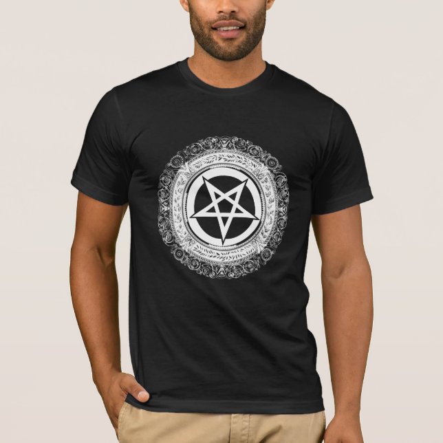 Camiseta Pentagram ornamentado (Frente)