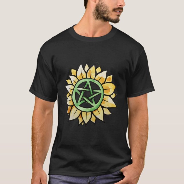 Camiseta Pentagram Pagan E Wiccan (Frente)
