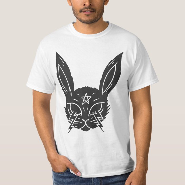 Camiseta Pentagram Punk Rabbit T-Shirt (Frente)
