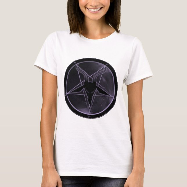 Camiseta Pentagram roxo (Frente)