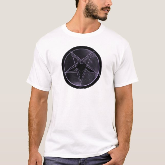 Camiseta Pentagram roxo (Frente)