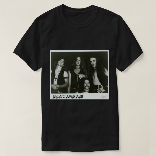 Camiseta Pentagrama Clássico T-Shirt (Frente do Design)