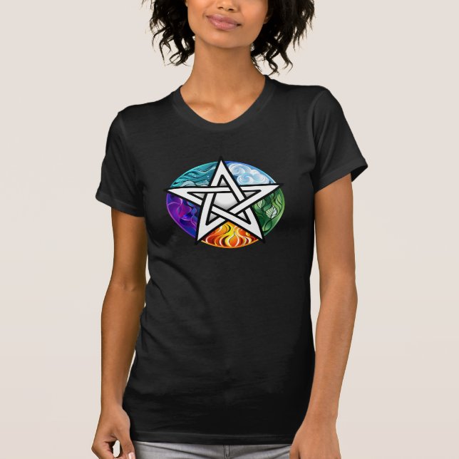 Camiseta Pentagrama do Wiccan (Frente)