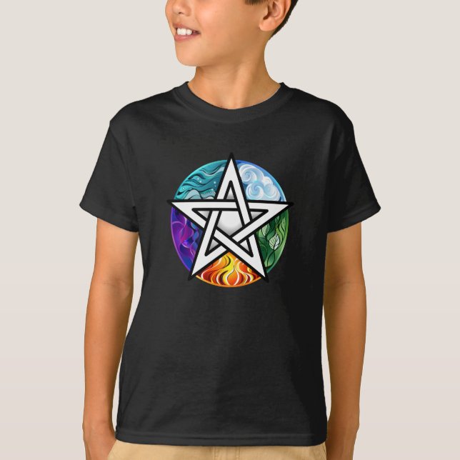 Camiseta Pentagrama do Wiccan (Frente)