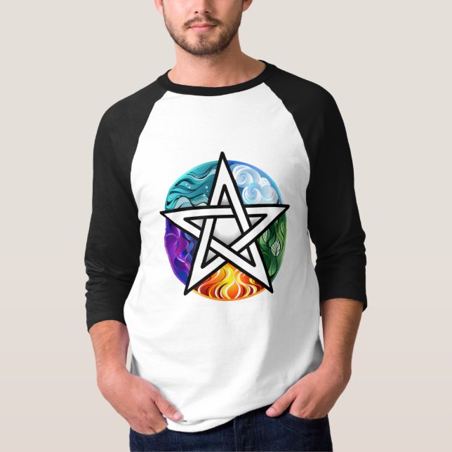 Camiseta Pentagrama do Wiccan (Frente)