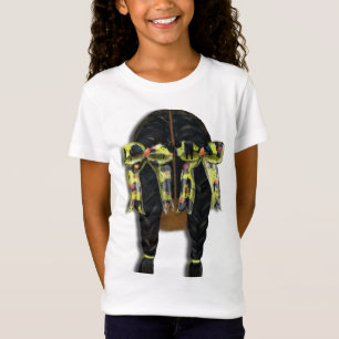 Camiseta Penteado Tranças Com Fitas