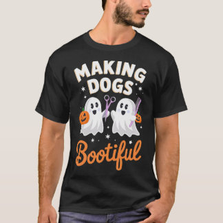 Camiseta Penteador de Animais Divertido no Halloween Fazend