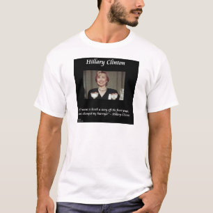 Camiseta Penteados de Hillary Clinton & Citações de Manchet