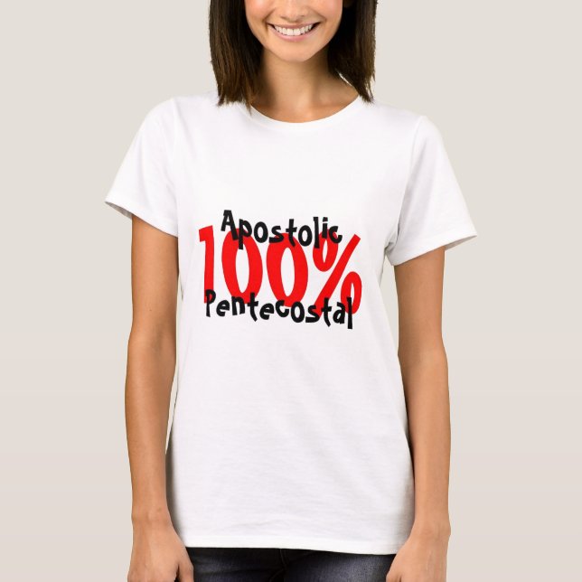 Camiseta Pentecostal apostólico de 100% (Frente)