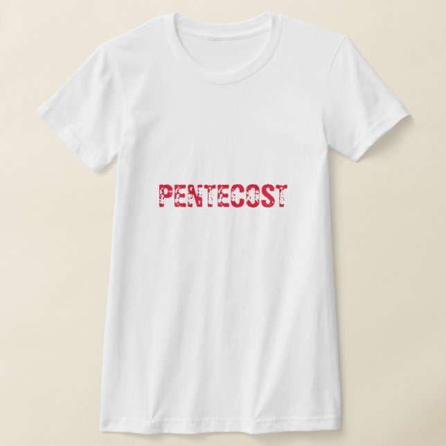 Camiseta Pentecostes. A descida do Espírito Santo. (Postura )