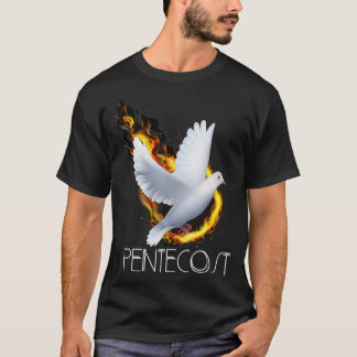 Camiseta Pentecostes Dóvora Língua de Chama Atos Santa Sp