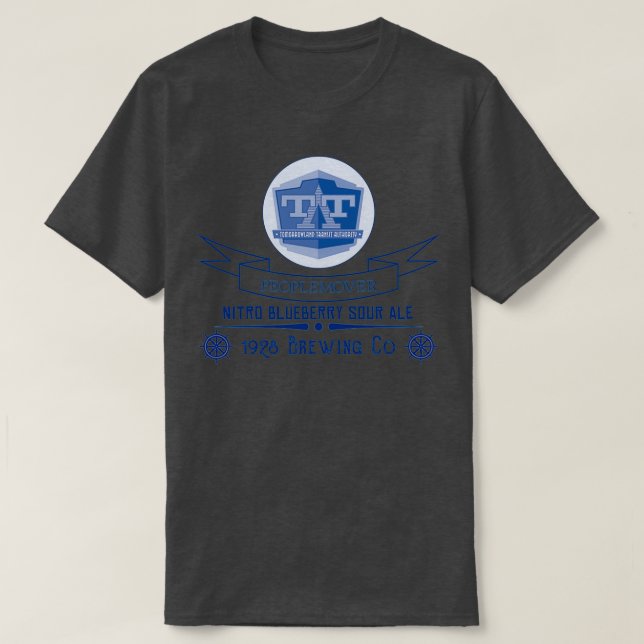 Camiseta Peoplemover Blueberry Ale classique (Frente do Design)