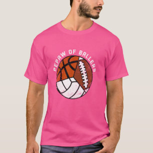 Camiseta Pepaw De Ballers Engraçado Basquete De Voleibol