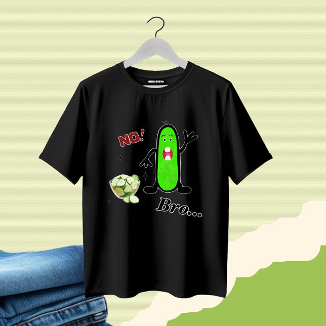 Camiseta Pepino engraçado (Criador carregado)