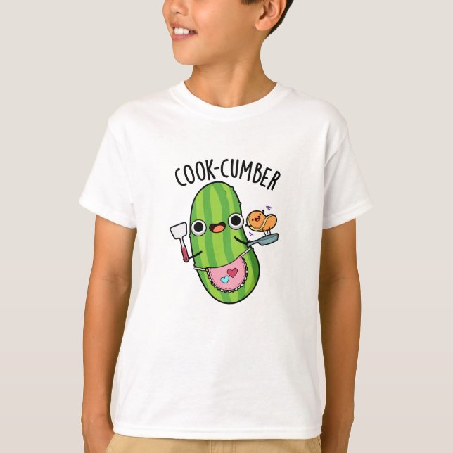 Camiseta Pepino Engraçado Engraçado Pepino Pun (Frente)