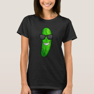 Camiseta Pepino Engraçado Vidro Solar Vegetal
