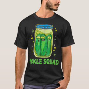 Camiseta Pepino Esquadrão Engraçado Para Homens De Pickle