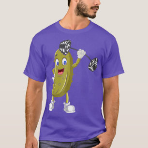 Camiseta Pepino, Malhação De Construção De Artes De Gym Ve