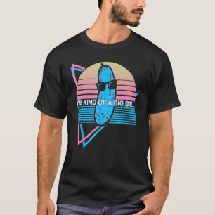 Camiseta Pepino Picles Engraçado Retrô Eu Sou Meio Um Grand