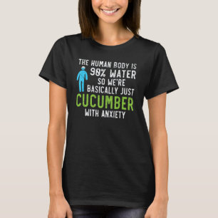 Camiseta Pepino Vegetal Planta Vegetariano Vegano