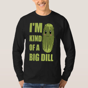 Camiseta Pepino Vegetal Sou Meio Que Um Grande Piche De Díl