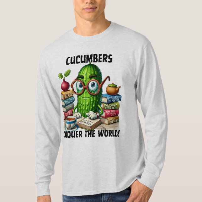 Camiseta Pepinos Clássicos Estão Conquistando O Mundo (Frente)