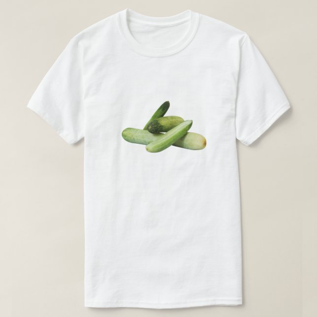 Camiseta Pepinos deliciosos estão aqui (Frente do Design)