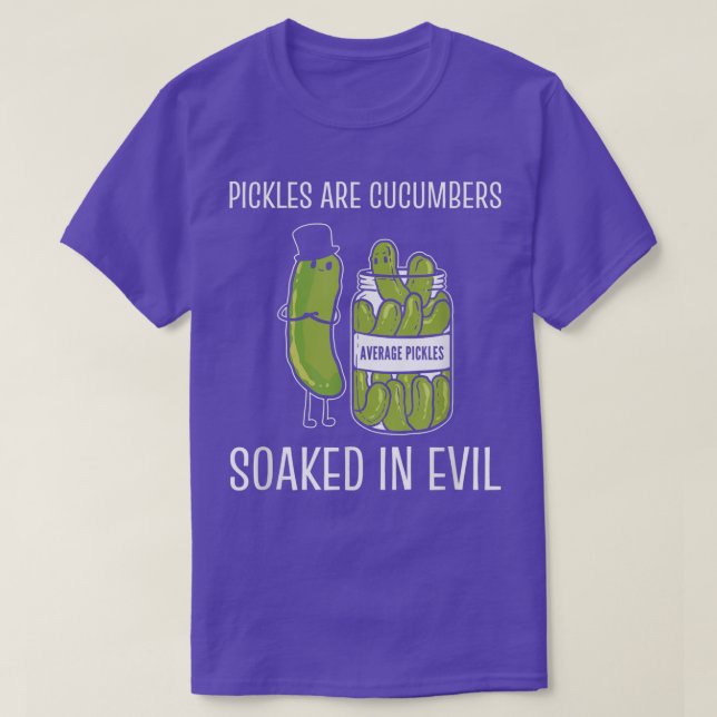Camiseta Pepinos encharcavam T-Shirt mau Pickle Lover (Frente do Design)